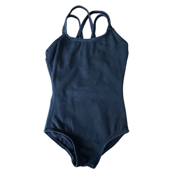 Capezio Other - CAPEZIO Double Strap Camisole Leotard Girls 2-4 2T 4T Toddler Black Ballet Leo